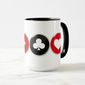 Design der Card Suites Tasse (VorderseiteRechts)
