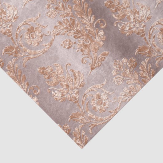 Design der Champagner-Velvet-Serie 6 Seidenpapier (Ausschnitt)