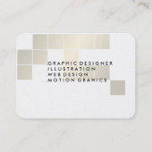 Design der Chat-Logos - Visitenkarte Gold (Rückseite)