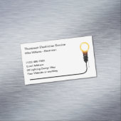 Design der coolen, bearbeitbaren Visitenkarte Magnetische Visitenkarte (Beispiel)