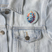 Design der Creative Fire and Ice Cat Button (Beispiel)
