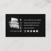 Design der Creative Painter Business Card Visitenkarte (Rückseite)