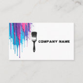 Design der Creative Painter Business Card Visitenkarte (Vorderseite)