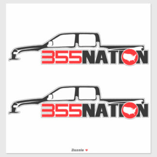 Design der Crew 355Nation Aufkleber