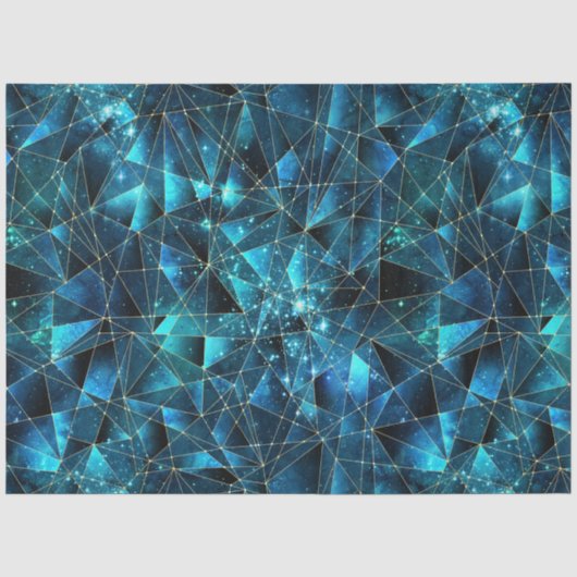 Design der Crystal-Serie um Mitternacht 9 Seidenpapier (Vorderseite)
