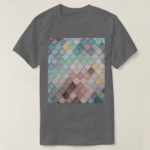 Design der Dachziegel-Muster T-Shirt (Design vorne)