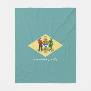 Design der Delaware-Staatsflagge Fleecedecke