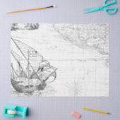 Design der Digital-Karte Schwarz/Weiß 10 Seidenpapier (Basteln)