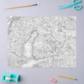 Design der Digital-Karte Schwarz/Weiß 12 Seidenpapier (Basteln)