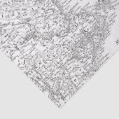 Design der Digital-Karte Schwarz/Weiß 12 Seidenpapier (Detail)