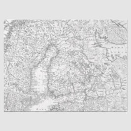 Design der Digital-Karte Schwarz/Weiß 12 Seidenpapier