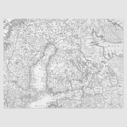 Design der Digital-Karte Schwarz/Weiß 12 Seidenpapier (Vorderseite)