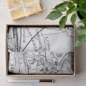 Design der Digital-Karte Schwarz/Weiß 13 Seidenpapier (Geschenk)