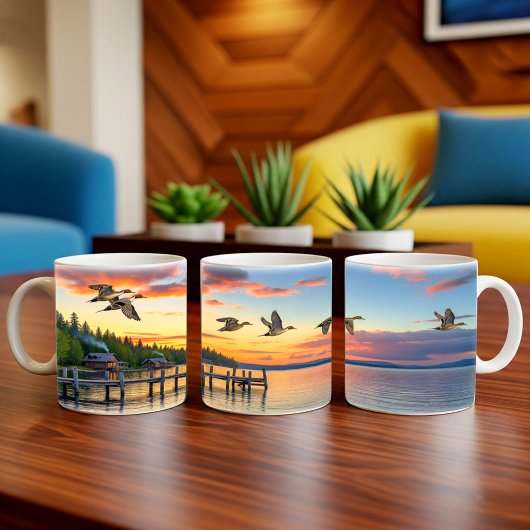 Design der digitalen Tasse für Nördliche Nadelbäum