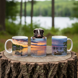 Design der digitalen Tasse für Nördliche Nadelbäum