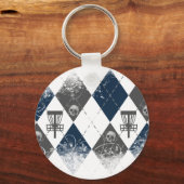 Design der Disk Golf Raute Schlüsselanhänger (Vorderseite)