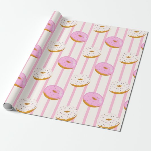 Design der Donut-Serie 3 Geschenkpapier (Ungerollt)