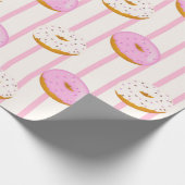 Design der Donut-Serie 3 Geschenkpapier (Ecke)