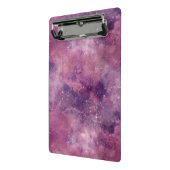 Design der Dusk Rose Galaxy Serie 1  Mini Klemmbrett (Gewinkelt2)
