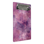 Design der Dusk Rose Galaxy Serie 1  Mini Klemmbrett (Schrägansicht)