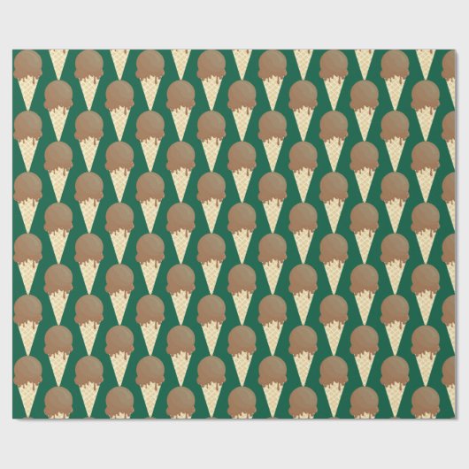 Design der Eiscreme Geschenkpapier (Flach)