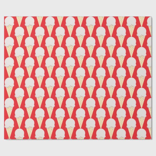 Design der Eiscreme Geschenkpapier (Flach)