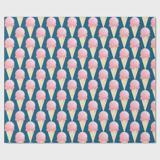 Design der Eiscreme Geschenkpapier (Flach)