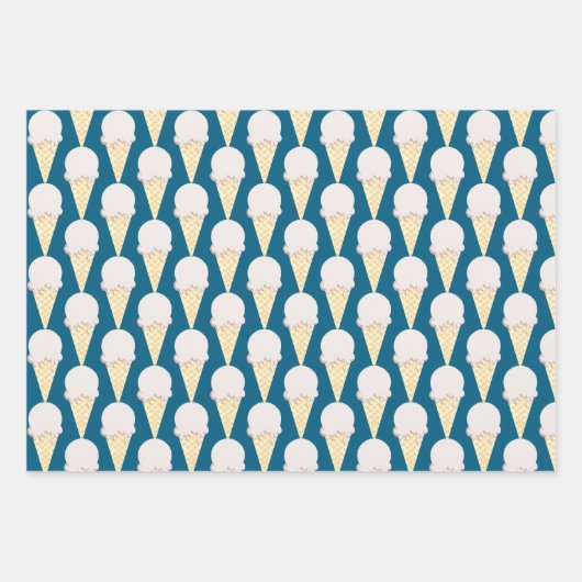 Design der Eiscreme Geschenkpapier Set (Vorderseite 2)