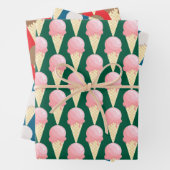 Design der Eiscreme Geschenkpapier Set (Beispiel)