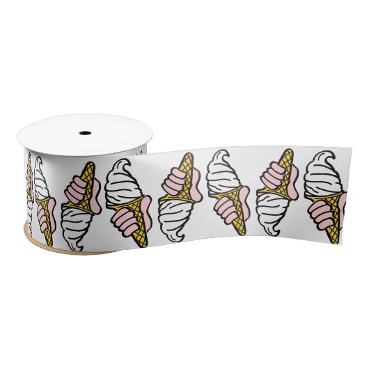 Design der Eiscreme Satinband (Spule)