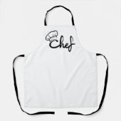 Design der eleganten Schürze von Koch (Vorderseite)