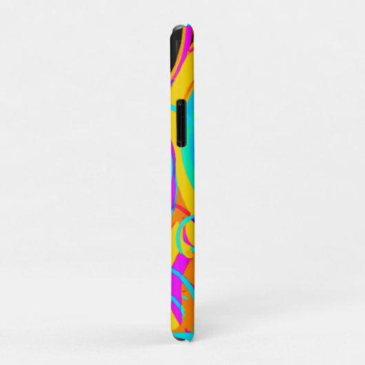 Design der elektrischen Neonmuster Case-Mate iPhone Hülle (Hinten/Rechts)