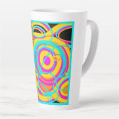 Design der elektrischen Neonmuster Milchtasse (Rechte Ecke)