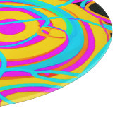 Design der elektrischen Neonmuster Schneidebrett (Ecke)