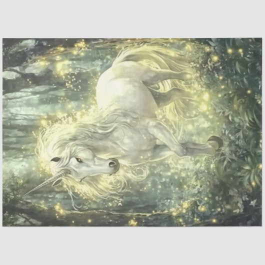 Design der Emerald Forest Fairy Series #3 Seidenpapier (Vorderseite)