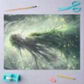 Design der Emerald Forest Fairy Series #7 Seidenpapier (Basteln)