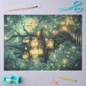 Design der Emerald Forest Fairy Series #8 Seidenpapier (Basteln)