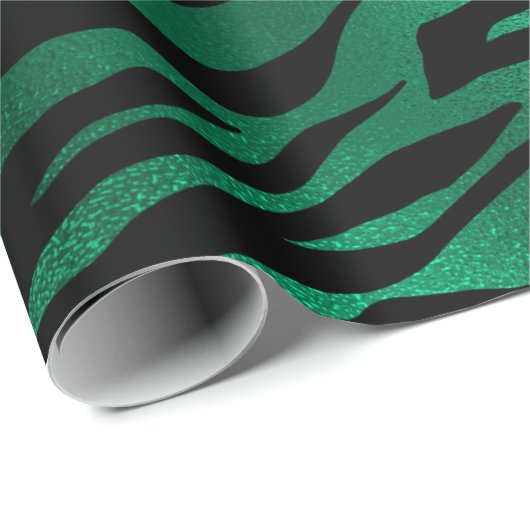 Design der Emerald- und Gold Safari-Serie 10 Geschenkpapier (Rolleneckpunkt)