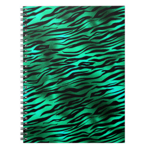 Design der Emerald- und Gold Safari-Serie 10 Notizblock