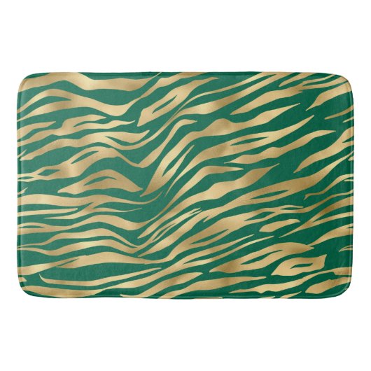 Design der Emerald- und Gold-Safari-Serie 2 Badematte (Vorderseite)