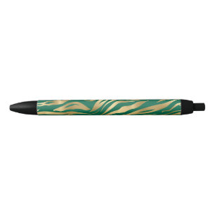 Design der Emerald- und Gold-Safari-Serie 2 Kugelschreiber