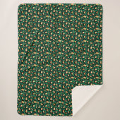 Design der Emerald- und Gold-Safari-Serie 3 Sherpadecke (Vorderseite)