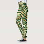 Design der Emerald- und Gold-Safari-Serie 4 Leggings (Links)