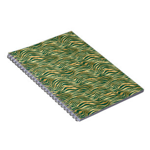 Design der Emerald- und Gold-Safari-Serie 4 Notizblock