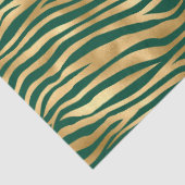 Design der Emerald- und Gold-Safari-Serie 4 Seidenpapier (Detail)