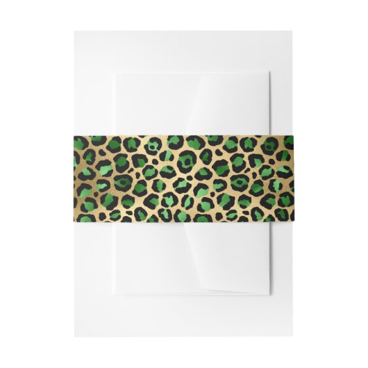 Design der Emerald- und Gold-Safari-Serie 8 Einladungsbanderole (Vorderseite Beispiel)