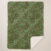 Design der Emerald- und Gold-Safari-Serie 8 Sherpadecke (Vorderseite)