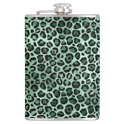 Design der Emerald- und Gold-Safari-Serie 9 Flachmann (Vorderseite)