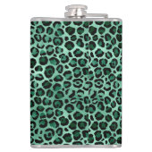 Design der Emerald- und Gold-Safari-Serie 9 Flachmann (Rückseite)