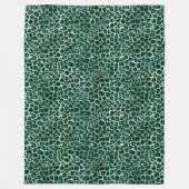 Design der Emerald- und Gold-Safari-Serie 9 Fleecedecke (Vorderseite)